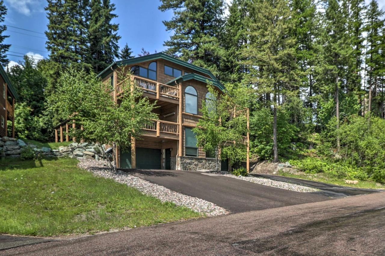 Rustic Home On Whitefish Mountain, Near Ski Run! Exterior foto